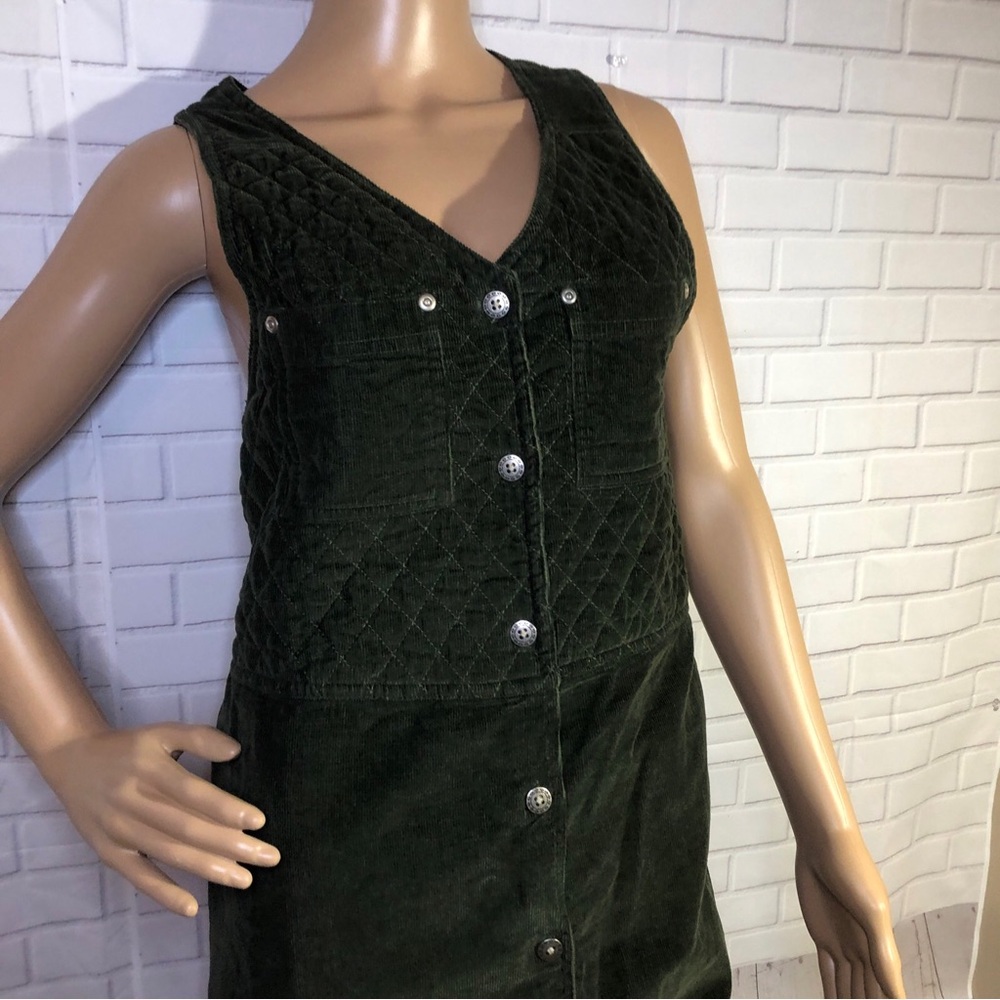 Mountain Lake Dark Green Quilted Maxi Dress